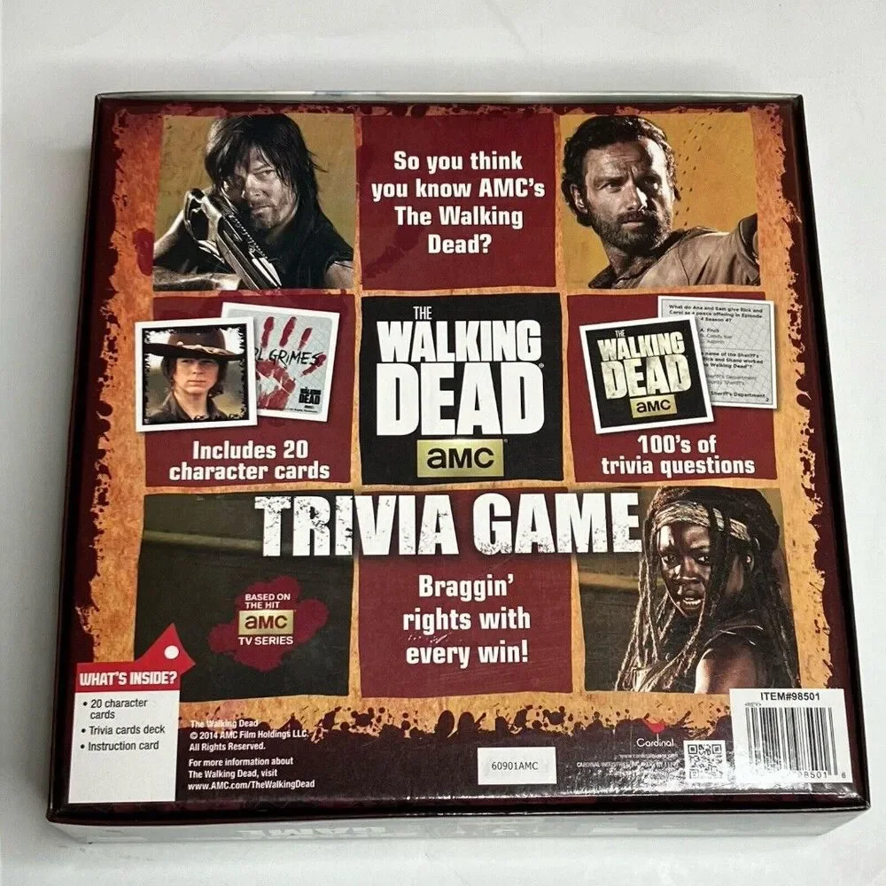Walking Dead Trivia Game New Open Box